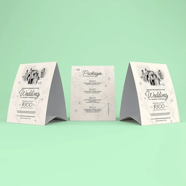 Custom Table Tents - Image 2