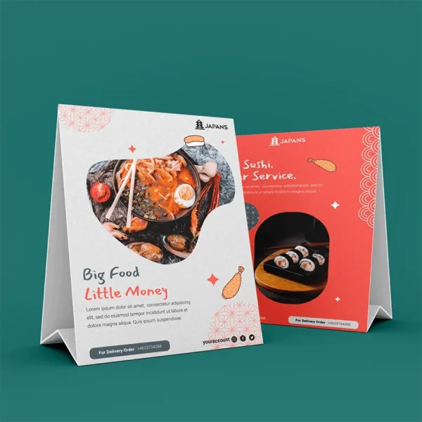 Custom Table Tents - Image 5