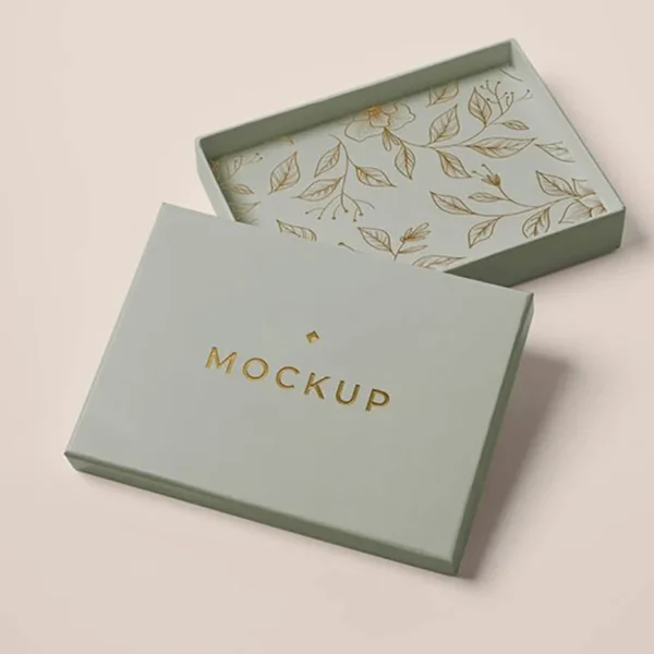Embossed rigid boxes