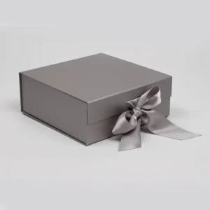 Rigid boxes with ribbon