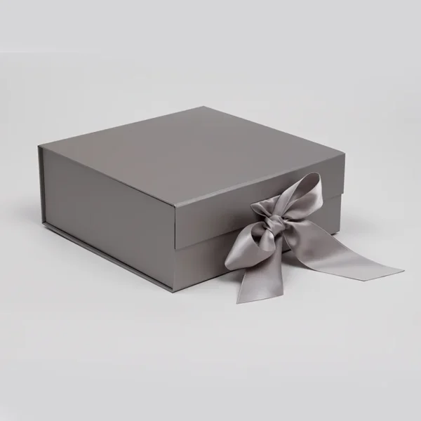 Rigid boxes with ribbon